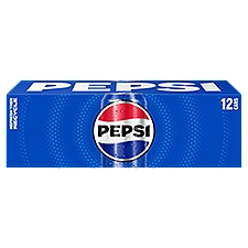 Pepsi Soda Cola 12 Fl Oz 12 Count, 144 Fluid ounce