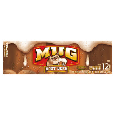 Mug Root Beer Soda 12 pack