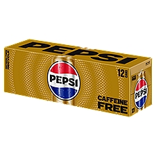 CAFFEINE FREE PEPSI Caffeine Free Cola - 12 Pack Cans, 144 Fluid ounce