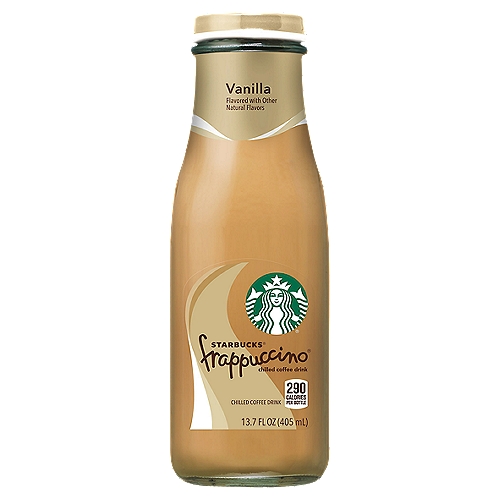  Vanilla13.7 Fluid Ounce (FO)Kosher Dairy

Starbucks coffee drinks offer the bold, delicious taste of coffee with the rich flavors you know and love. This indulgence is proof that you can enjoy a little Starbucks wherever you may be.