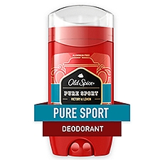 Old Spice Red Collection Deodorant for Men, Aluminum Free, Pure Sport Scent, 3.0 oz, 3 Ounce