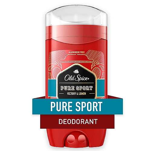 Old Spice Red Collection Deodorant for Men, Aluminum Free, Pure Sport Scent, 3.0 oz