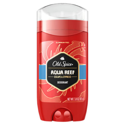 Old Spice Aqua Reef Escape & Cypress Deodorant, 3.0 oz