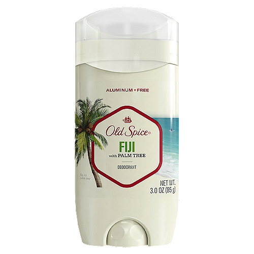 Old Spice Men's Deodorant Aluminum-Free Fiji with Palm Tree, 3oz