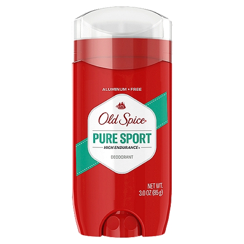 Old Spice High Endurance Pure Sport Deodorant, 3.0 oz
Old Spice High Endurance brings superior protection power to a higher level with a new formula for generating greatness. High Endurance Deodorant for men confidently delivers 48 proven hours of odor protection. Because it goes on clear, it reduces those annoying white marks on clothes. High Endurance is formulated to keep you smelling great longer with a long-lasting scent. So when you stand out in a crowd, it's because of how good you smell. Old Spice is a good offense without smelling offensive. Grab Old Spice today, because anything less than Old Spice isn't Old Spice.