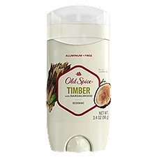 Old Spice Timber with Sandalwood Deodorant, 3.4 oz, 3 Ounce