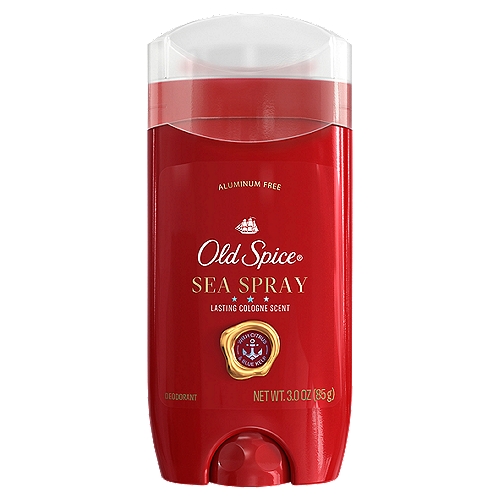 Old Spice Men's Deodorant Aluminum Free Sea Spray Lasting Cologne Scent, 3.0oz
The protection you know and trust from Old Spice is taken up a notch with this collection of long-lasting, cologne-scented personal grooming tools. From antiperspirants and deodorants to body sprays and body washes, Old Spice has you covered and smelling good day and night, and then into the next day. This Old Spice Deodorant for Men is designed to keep you smelling outstanding for up to 48 hours. It's free of aluminum and has a legendary premium cologne scent. Get the performance you need and the smell you deserve with this winner-takes-all Old Spice grooming collection.