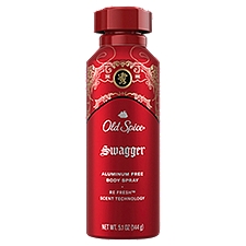 Old Spice Body Spray, Aluminum Free for Men Swagger, 5.1 Ounce