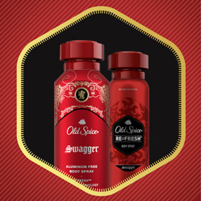 Old Spice Aluminum Free Body Spray for Men, Swagger, 5.1 Oz - ShopRite