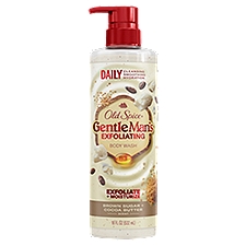 Old Spice Gentleman's Blend Exfoliating Body Wash, Brown Sugar & Cocoa Butter, 18 oz (532 ml)