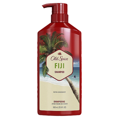 Old Spice Fiji Shampoo with Coconut, 21.9 fl oz