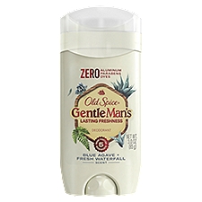 Old Spice Gentleman's Lasting Freshness Blue Agave + Fresh Waterfall Scent Deodorant, 3.0 oz, 3 Ounce
