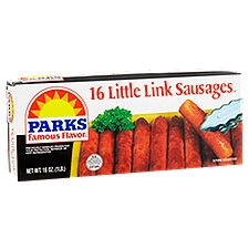 Parks Famous Flavor Little Link Sausages, 16 count, 16 oz
