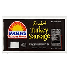 Parks Famous Flavor Smoked Turkey Sausage, 16 count, 48 oz
