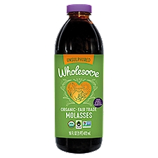 Wholesome Molasses, Unsulphured, 16 Fluid ounce