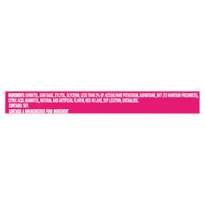 Trident Sugar Free Bubblegum with Xylitol, 14 count