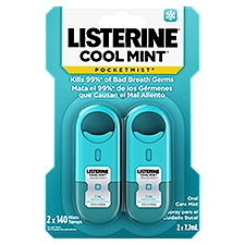Listerine Pocketmist Cool Mint, Oral Care Mist, 0.52 Fluid ounce