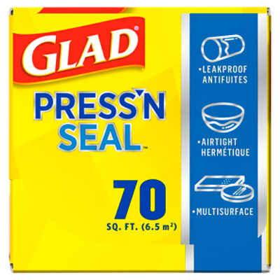 Glad Press N' Seal Holiday Food Wrap 70 sq ft