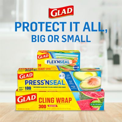 Glad Press'n Seal Sealing Wrap, Multipurpose, 70 Sq Ft, 1 roll