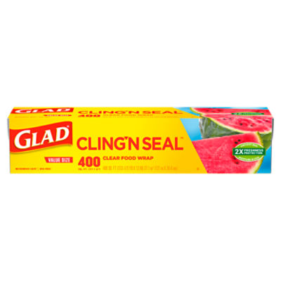 Glad Press'n Seal Plastic Food Wrap - 100 Square Foot Roll ( 3 count )