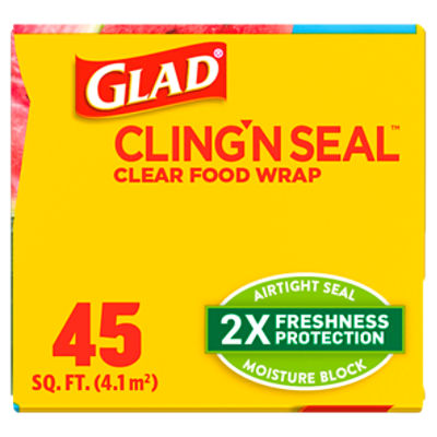 Glad Plastic Food Wrap Variety Pack - Press'n Seal Wrap - Freezer