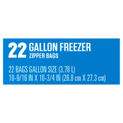 Complete Home Zipper Freezer Bags Gallon