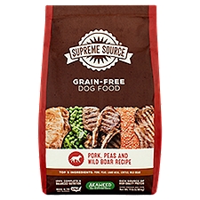 Supreme Source Grain-Free Pork, Peas and Wild Boar Recipe Dog Food, 11 lb