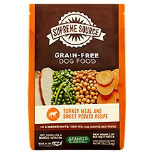 Supreme Source Grain-Free Turkey Meal and Sweet Potato Recipe Dog Food, 5 lb