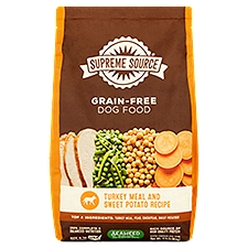 Supreme Source Grain-Free Turkey Meal and Sweet Potato Recipe Super-Premium Dog Food, 11 lb
