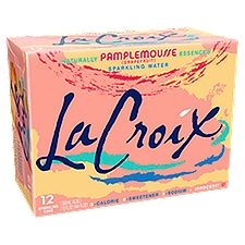 LaCroix Pamplemousse Sparkling Water, 12 fl oz, 12 count, 144 Fluid ounce