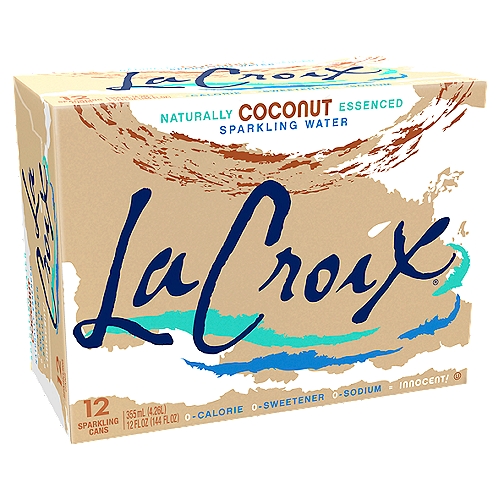 LaCroix Coconut Sparkling Water, 12 fl oz, 12 count