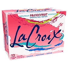 LaCroix Passionfruit Sparkling Water, 12 fl oz, 12 count, 144 Fluid ounce