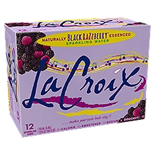 LaCroix Black Razzberry, Sparkling Water, 144 Fluid ounce