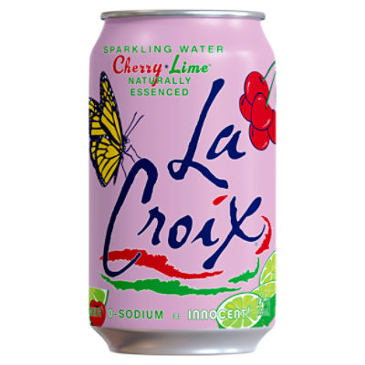 LaCroix Naturally Cherry Lime Essenced Sparkling Water, 12 fl oz
