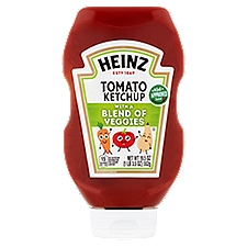 Heinz Blend of Veggies, Tomato Ketchup, 19.5 Ounce