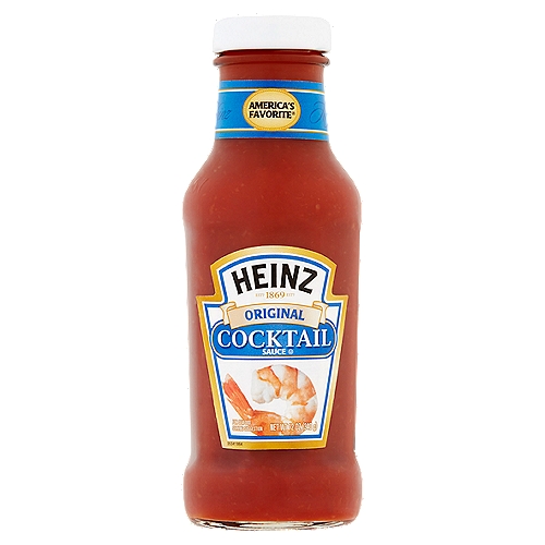 Heinz Original Cocktail Sauce, 12 oz
With the highest quality ingredients and ideal blend of spices, Heinz® Cocktail Sauce has the premium taste that's the perfect complement for your shrimp. Our thick, robust cocktail sauce clings perfectly to your shrimp, with an inviting aroma and a delicious flavor that you're sure to love!