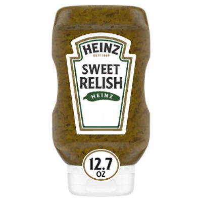 Heinz Sweet Relish, 12.7 fl oz Bottle, 12.7 Fluid ounce