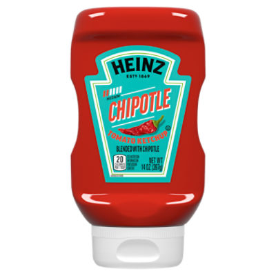 Heinz Medium Chipotle Tomato Ketchup, 14 oz ShopRite