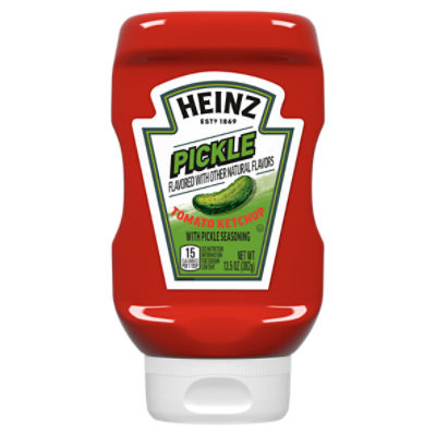 Heinz Pickle Tomato Ketchup, 13.5 oz, 13.5 Ounce