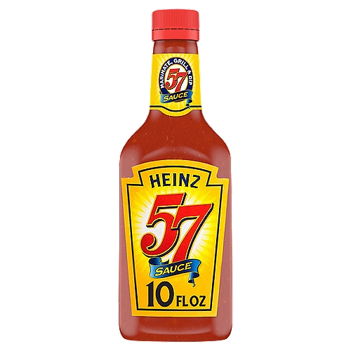 Heinz 57 Sauce, 10 oz
With a unique rich flavor unequaled by any other steak sauce, it's no wonder that Heinz 57 is served in America's greatest steak houses.