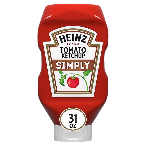 The thick & rich ketchup you love made only with real, simple ingredients - no high fructose corn syrup or GMO ingredients.