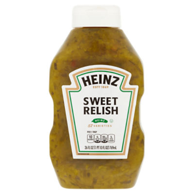 Heinz Sweet Relish, 26 fl oz Bottle, 26 Fluid ounce