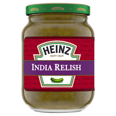 Heinz India Relish, 10 fl oz Jar, 10 Fluid ounce