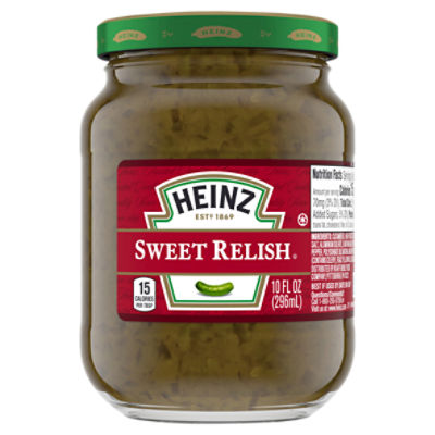 Heinz Sweet Relish, 10 fl oz Jar - ShopRite