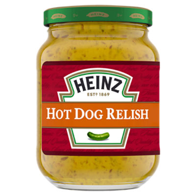 Heinz Hot Dog Relish, 10 fl oz, 10 Fluid ounce