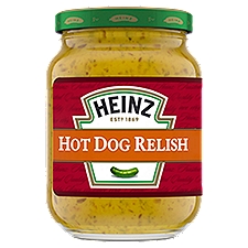 Heinz Relish, Hot Dog, 10 Fluid ounce