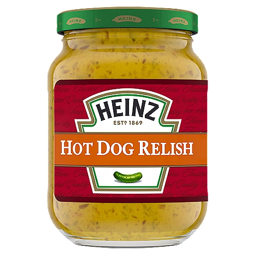 Heinz Hot Dog Relish, 10 fl oz