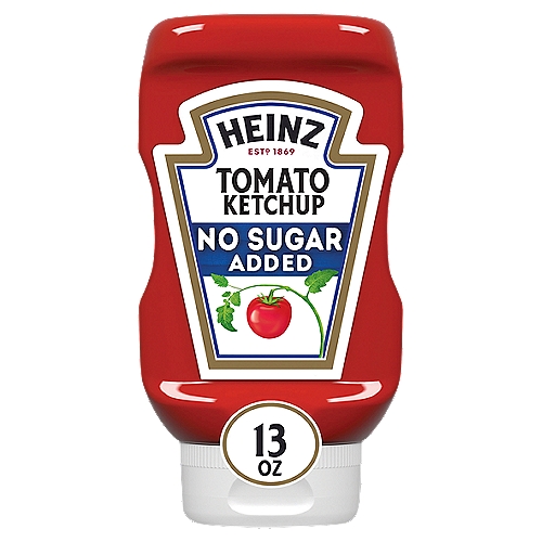 Heinz No Sugar Added Tomato Ketchup, 13 oz