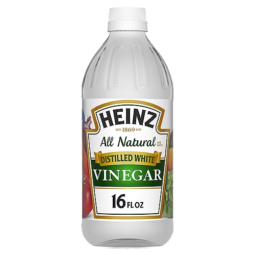 Heinz All Natural Distilled White Vinegar, 16 fl oz