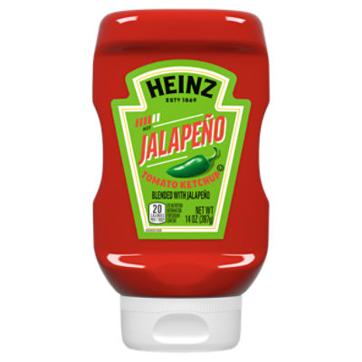 Heinz Jalapeño Tomato Ketchup, 14 oz, 14 Ounce